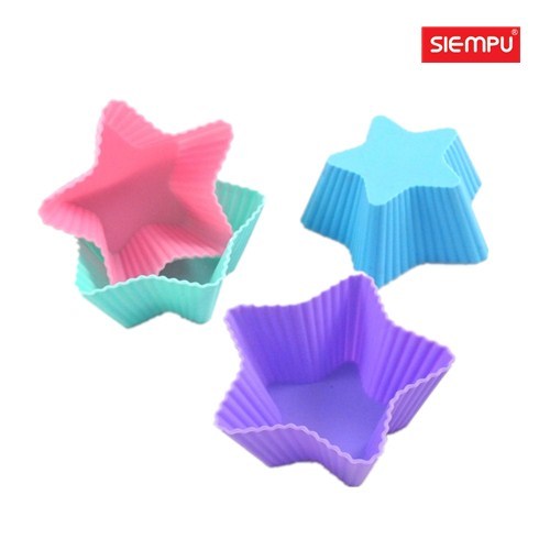 Star Silicone Muffin Cake Cup (SP-SB006)