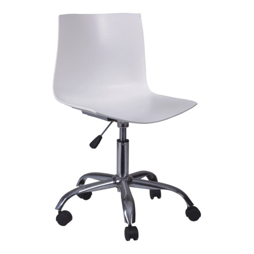 white Gas Lift ABS Office swivel Chair