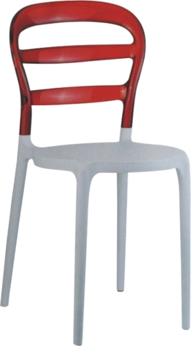 Moden design Stackable Chair with PP+PC