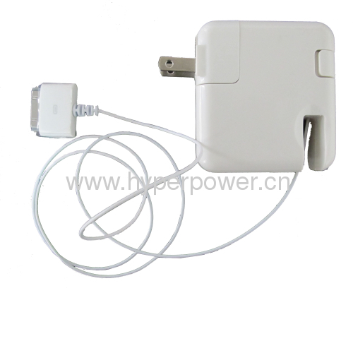 Retractable iPad charger with USB port