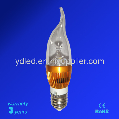 led candle light led bulb