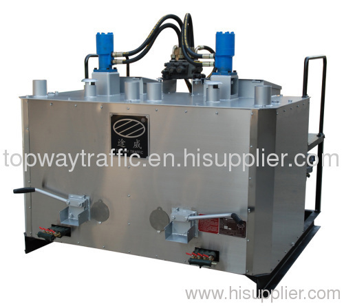 hydraulic double-cylinder thermoplastic kneader