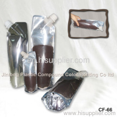 coffee bag with spout