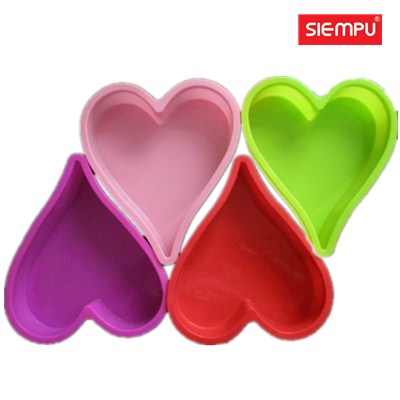 Silicone Heart Cake Mould (SP-SB043)