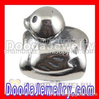 Sterling Silver European Duck Charms Beads Wholesale