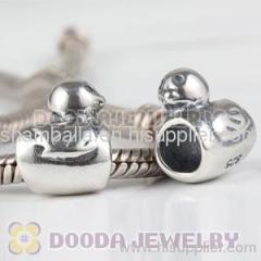 Sterling Silver European Duck Charms Beads Wholesale