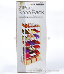 21 Pairs Shoes Rack