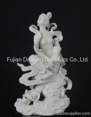 White porcelain sculpture