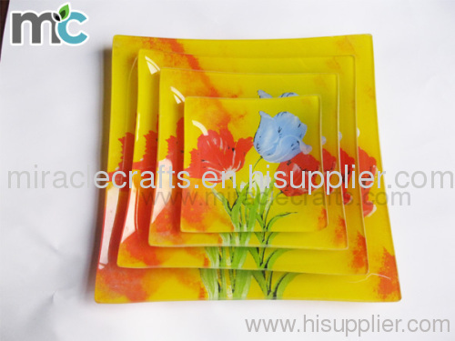 Tempered glass plate