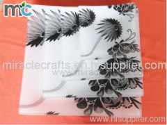 Tempered glass plate