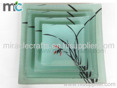 Tempered glass plate