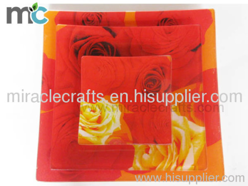 Tempered glass plate