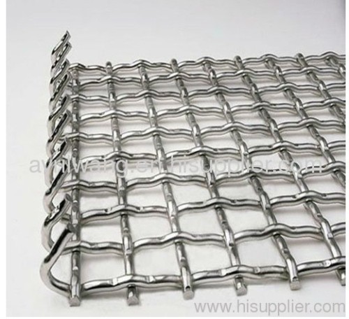 galvanuzed /stainless steel crimped wire mesh