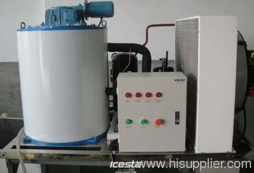 stainless steel flake ice machine