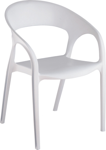 simple Cutout leisure PP Chair