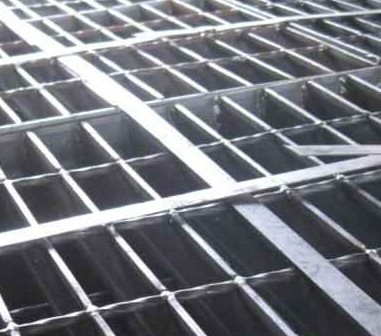 Black Serrated Steel Grating