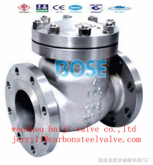 API SS316 FLANGED SWING CHECK VALVE RF RTJ