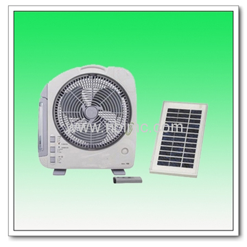 solar rechargeable fan