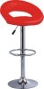 red PU Seat and Back Bar Chair