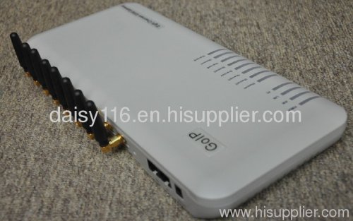 Quad-band 8 ports GSM VOIP gateway/GOIP 800