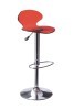 Red Arcylic Bar Chair