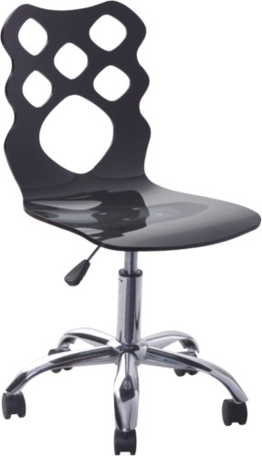 fashion Wheeled Acrylic Office Chair