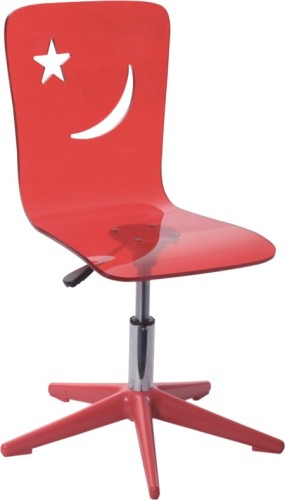 gas lift Wheeled acrylic Office Chair