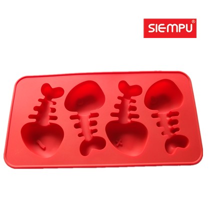 Silicone Fish Bone Ice Cube Tray (SP-IT009)