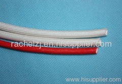 Silicone Rubber Glassfiber Sleeving(inside rubber and outside fiber)