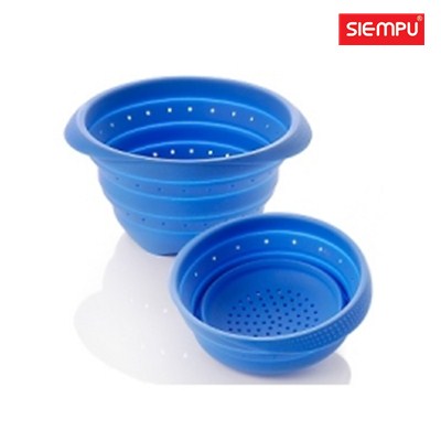 Collapsible Silicone Strainer/Colander (SP-SC009)