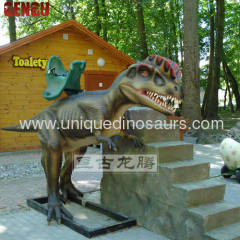 Outdoor Amusement Dinosaur Ride Dilophosaurus Ride