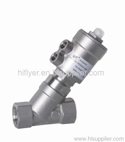 stainless steel angle seat valves