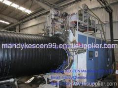 HDPE big diameter spiral winding pipe plastic making equipment