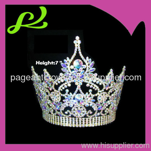 AB Crystal Diamond Queen Crown