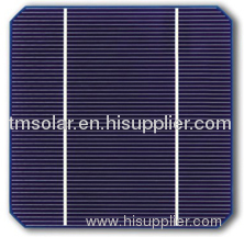 6 inch Monocrystalline solar cell, 3.584W-4.42W