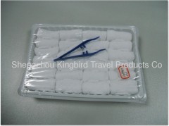 Disposable cotton hot and cold towel for airline