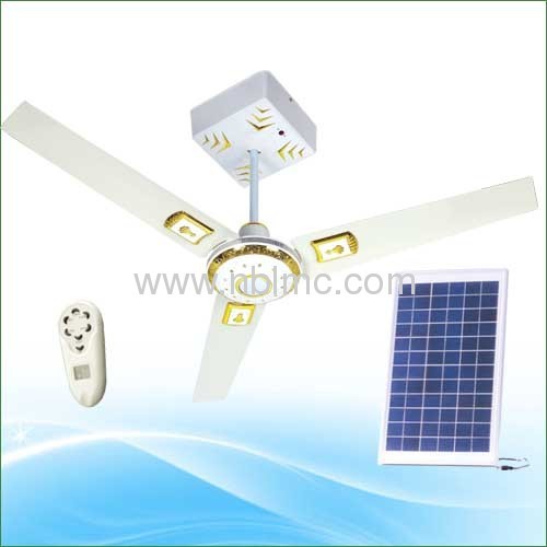 solar ceiling fan