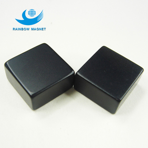 Neodymium Iron Boron square epoxy black magnet