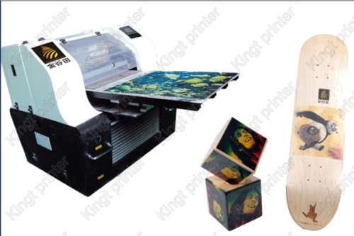 High precision digital flatbed wood printer wooden toy printer