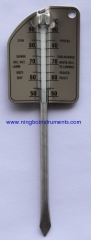 stainless steel meat thermometer