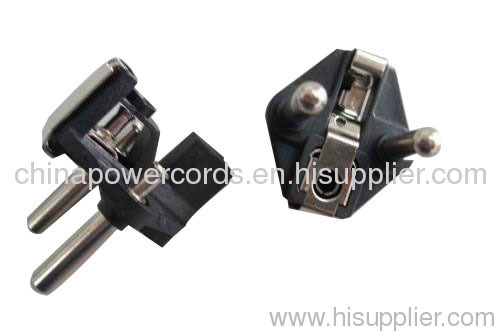 Two-pin plug insert 16A 250V