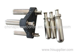 India 3 pins Cbale Plug Insert