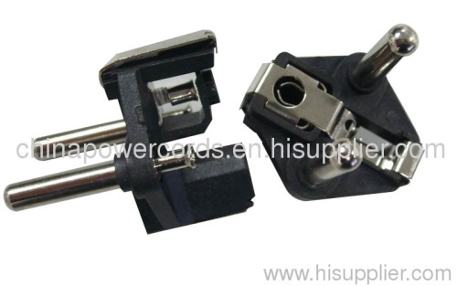 Two-pin plug insert 4.0mm