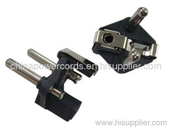 VDE Two-pin plug insert