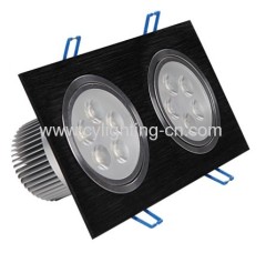 10W Aluminum Die-casted 230mm×120mm×70mm LED Grille Light With 205mm×100mm Hole