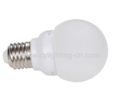 2W E27 Base Milky White Plactic Shell Φ60mm×94mm LED Bulb Light