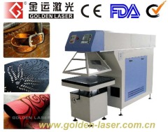 Synthetic PU PVC Leather Laser Punching Machine