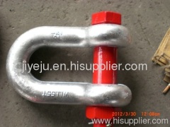 galvanized anchor D shackle