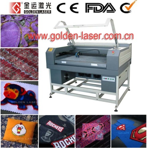 Two Head Laser Machine For Cutting Applique Fabric