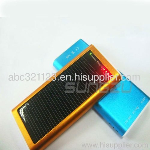 Portable solar charger for mobile phone